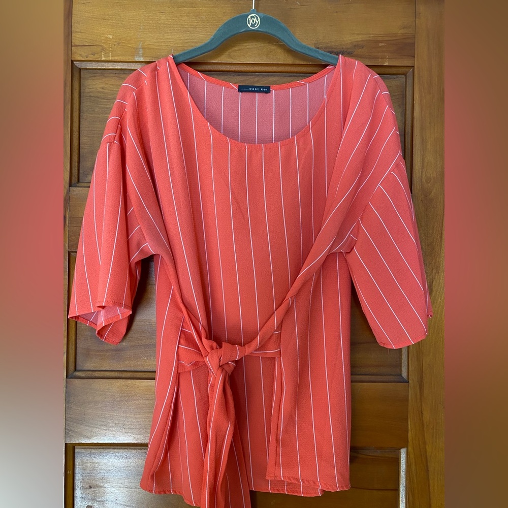 Tie Front Blouse